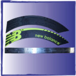 New balance tire trea label for trade show