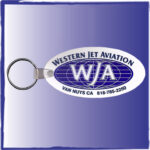 Silkscreen keychain Western Jet Aviation