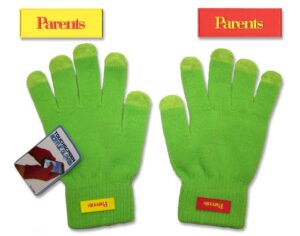 PVC label glove decoration