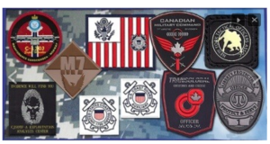 Custom Patches with VELCRO® brand fasteners Made in USA