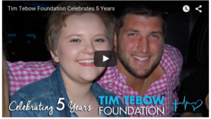 Tim Tebow’s Foundation Inspirational Birthday Video