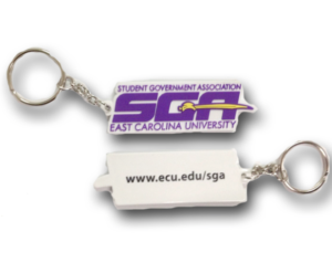 East Carolina University ECU Student Government Keychains