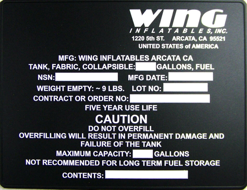 Berry Amendment Labels, Custom Berry Amendment Labels Law Inforcement