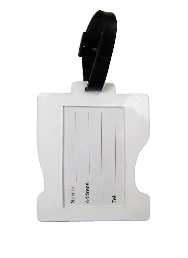 2D PVC Luggage Tag Orient Made
