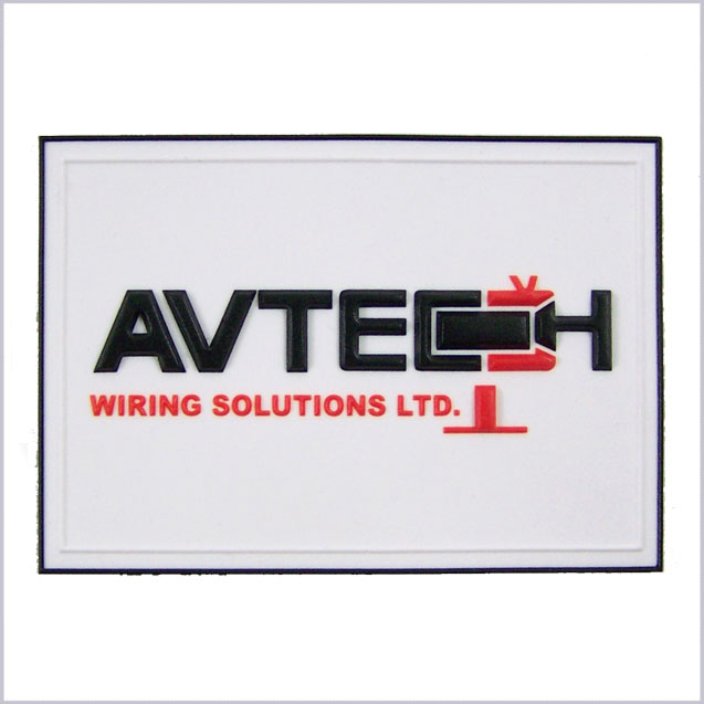 PVC Rubber Labels, PVC Patches