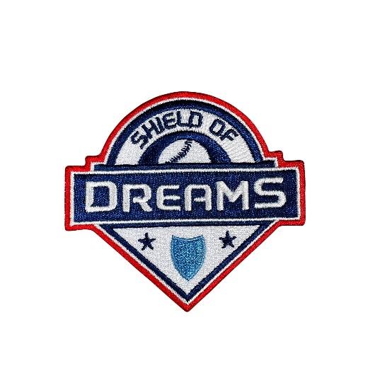 Promo Products. Embroidered Patcches Orient. Embroidered iron on patch. Patches and Labels. Embroidered Patches. Custom embroidered Shield of Dreams patch.