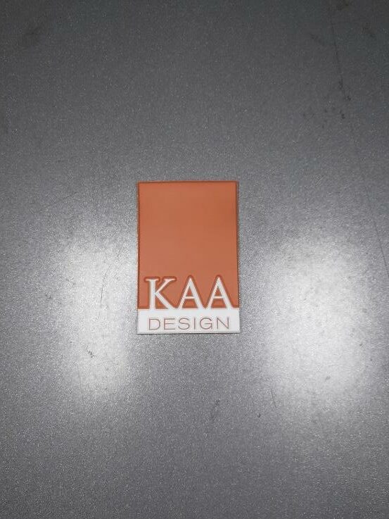 Custom KAA cap label, 2d usa heat seal labels, CUSTOM PVC HEAT SEAL LABEL