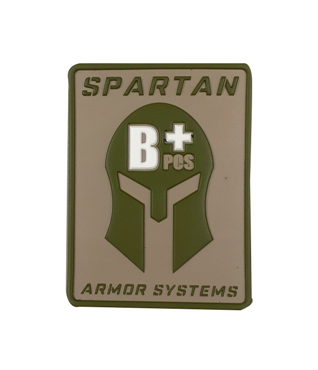 Spartan OD GREEN. Promoo Products. USA Velcro patches. Spartan blood type Velcro patch. Patches and labels. Usa and Orient Velcro patches. USA Made pvc blood type Velcro patch Custom Manufacturing. Berry. USA MADE Spartan Blood Type Velcro patch.