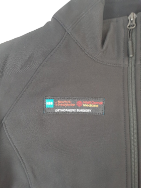 Custom woven for Northface jackets